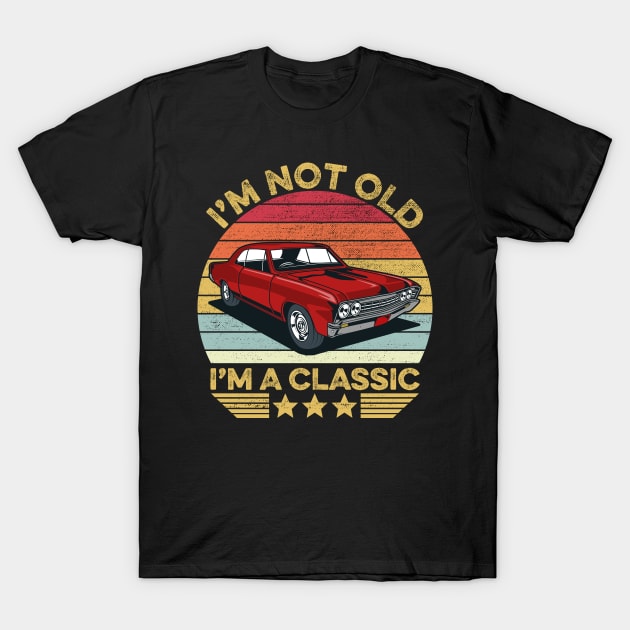 Classic car tees cheap